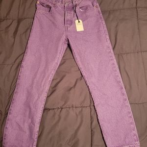 Purple Levi 501 jeans size 26x26